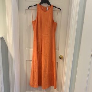 Mango NWT Sleeveless Orange Dress